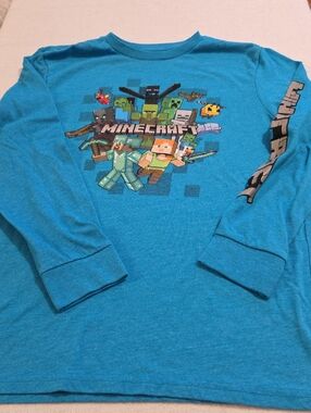 MINECRAFT LONG SLEEVED SHIRT